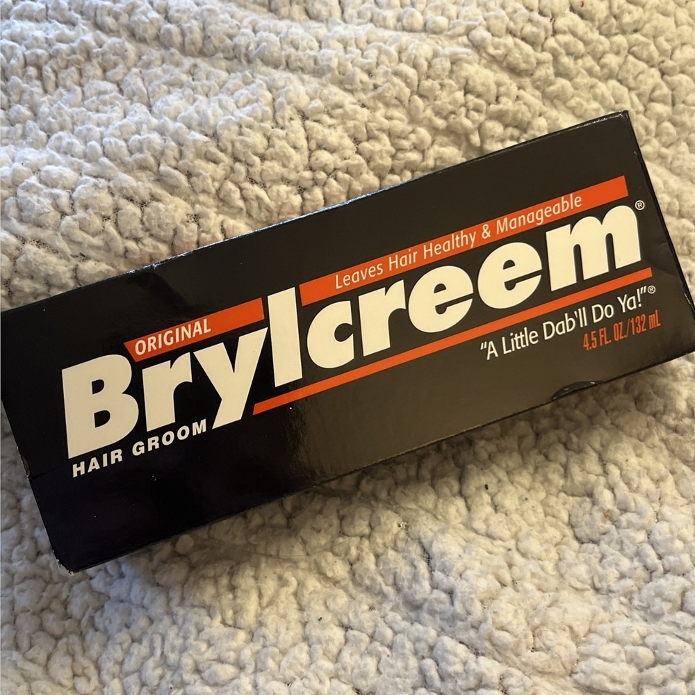 VINTAGE New Original Brylcreem Hair Cream 4.5 oz 90's Hair Groom Style